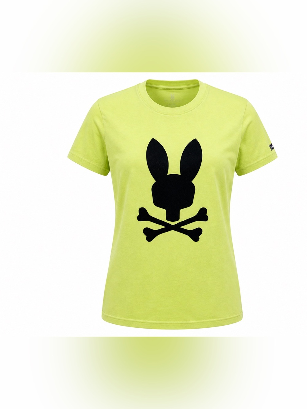 Psycho Bunny Men’s Size 3 Lime Green Pima Cotton Graphic T-Shirt Made in Peru